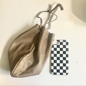 Handmade leather pouch